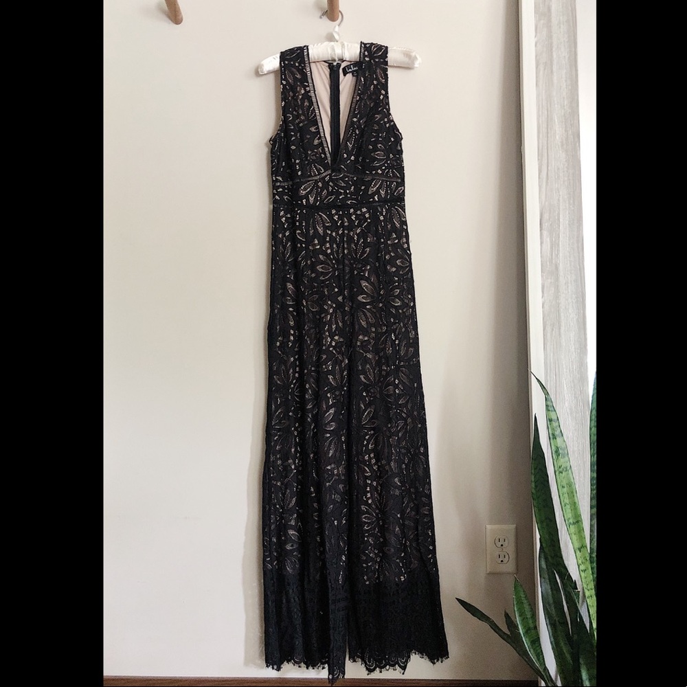 Black Lace Jumpsuit